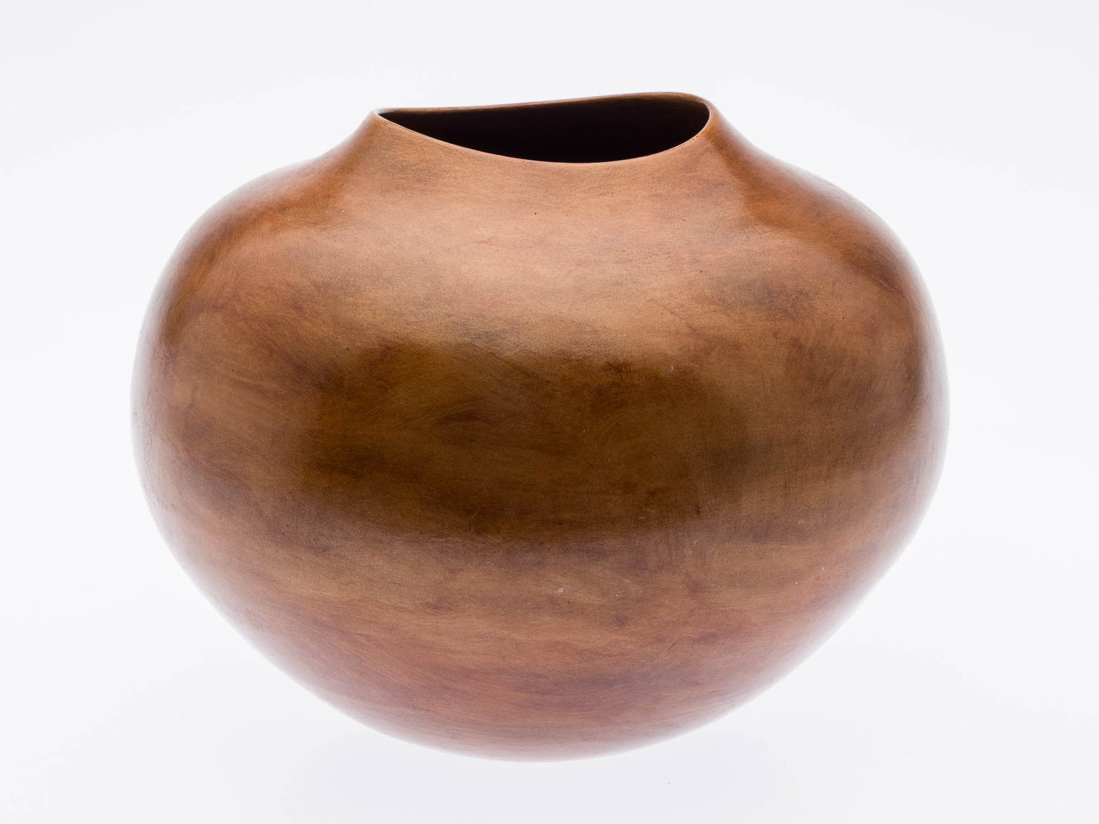 Christine Nofchissey McHorse, Micaceous Ceramic Pot (1 of 8)