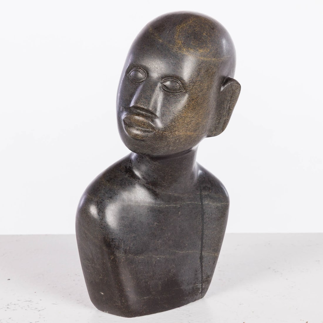 Sylvester Mubayi (Zimbabwe), Boy, Stone Sculpture (1 of 9)