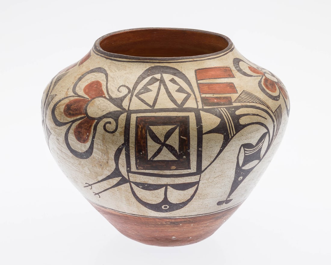 Zuni Decorated Olla, 20th Century (1 of 10)