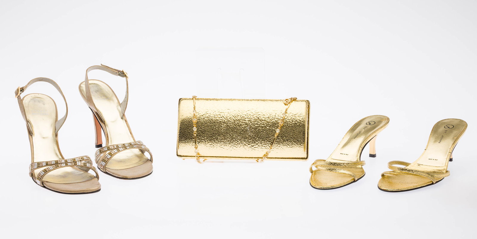 Two Pairs of Evening Heels with Evening Purse (1 of 15)