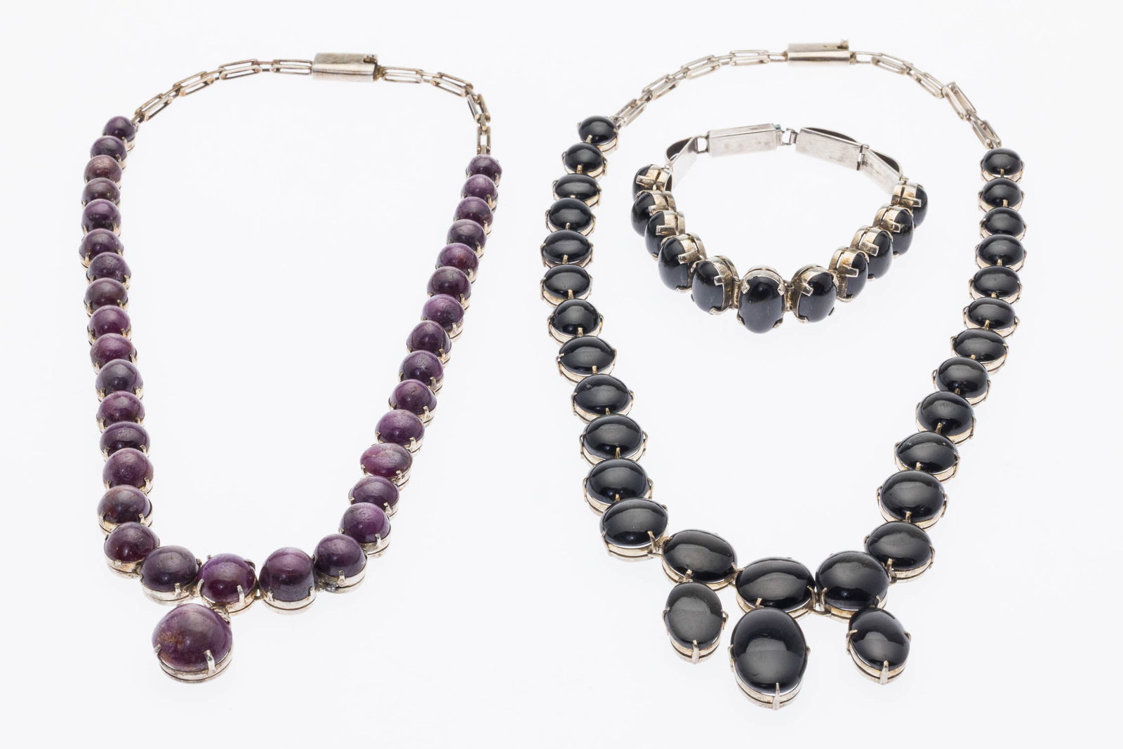 Group of Silver and Star Sapphire Jewelry (1 of 6)