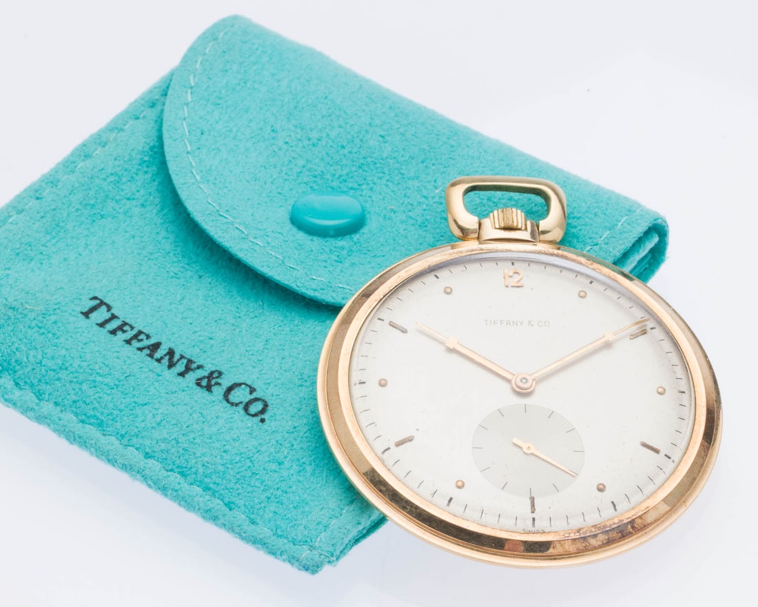 Tiffany & Co Mathey Tissot 14K Gold Pocket Watch (1 of 6)