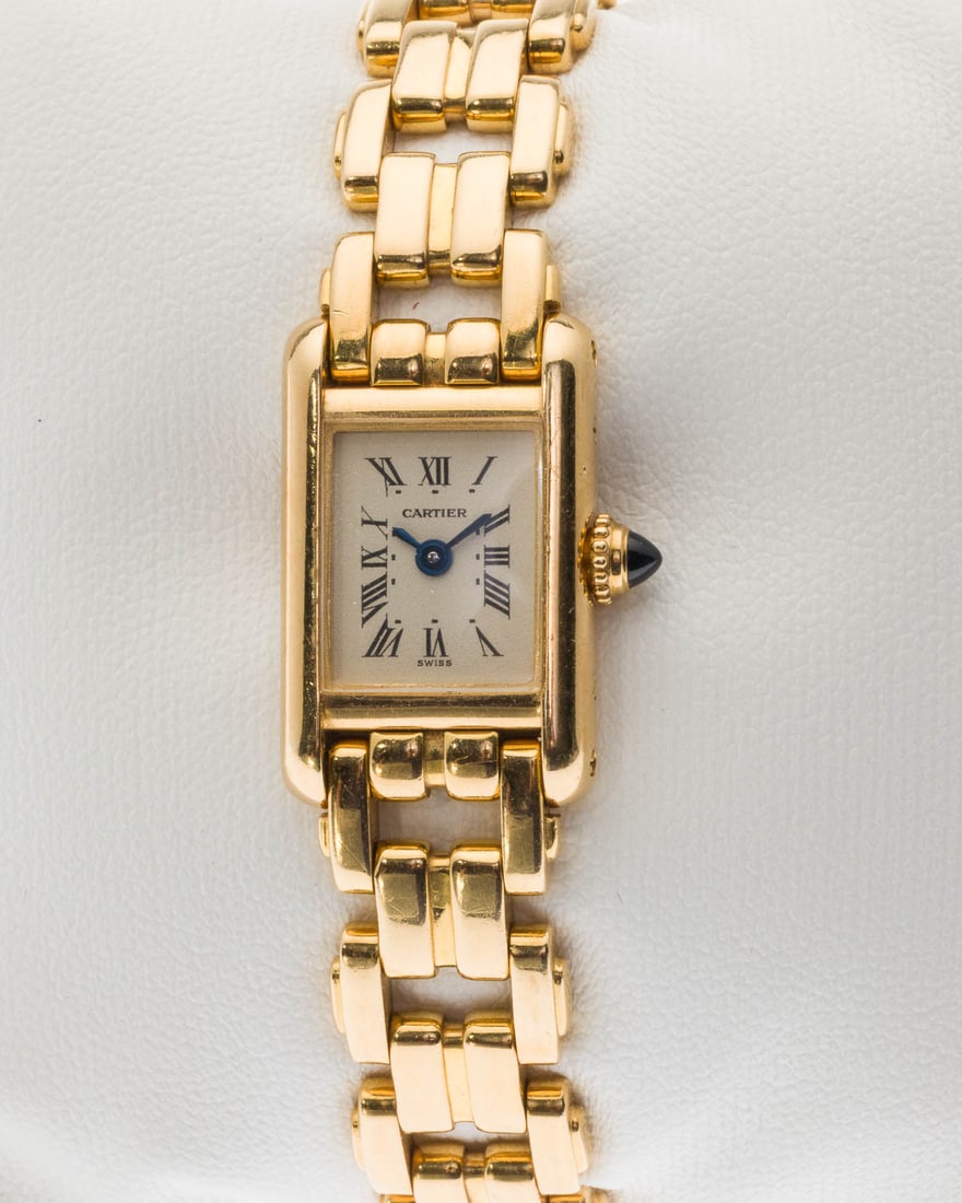 Cartier 18K Gold Ladies' Mini Tank Quartz Watch (1 of 12)