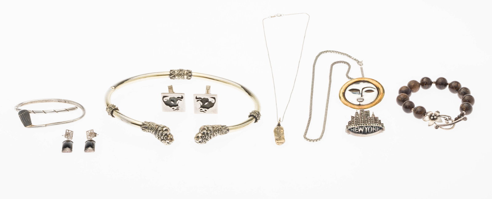 Group of Sterling Silver Jewelry, 8 pcs. (1 of 9)
