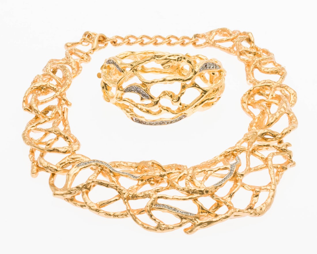 Vintage Elizabeth Taylor by Avon Necklace & Bracelet (1 of 9)