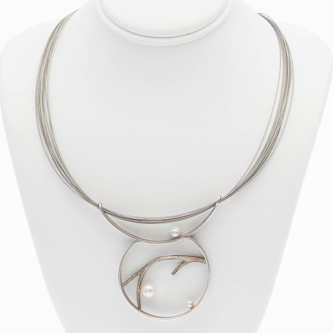 Two Studio Craft Silver Necklaces - 2