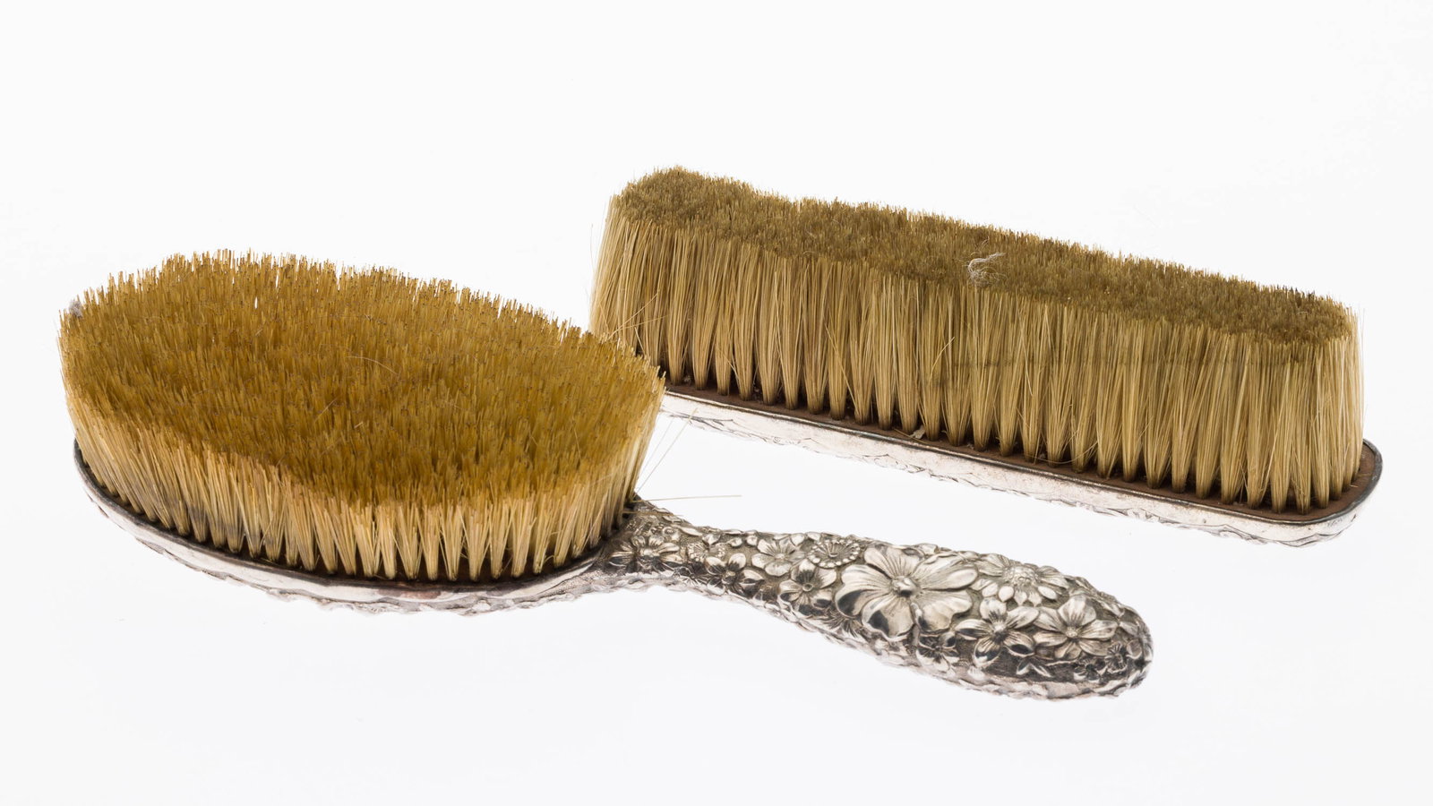 Gorham 4 Piece Sterling Repousse Dressing Set - 3