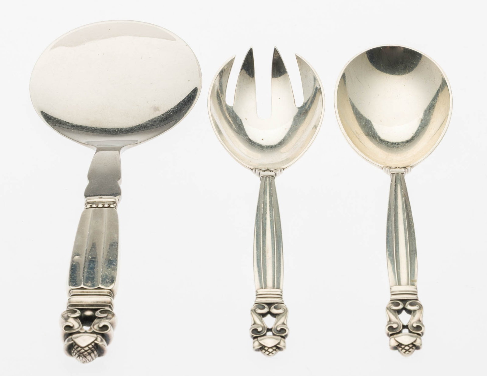 Three Georg Jensen Sterling Silver Serving Articles (1 of 5)