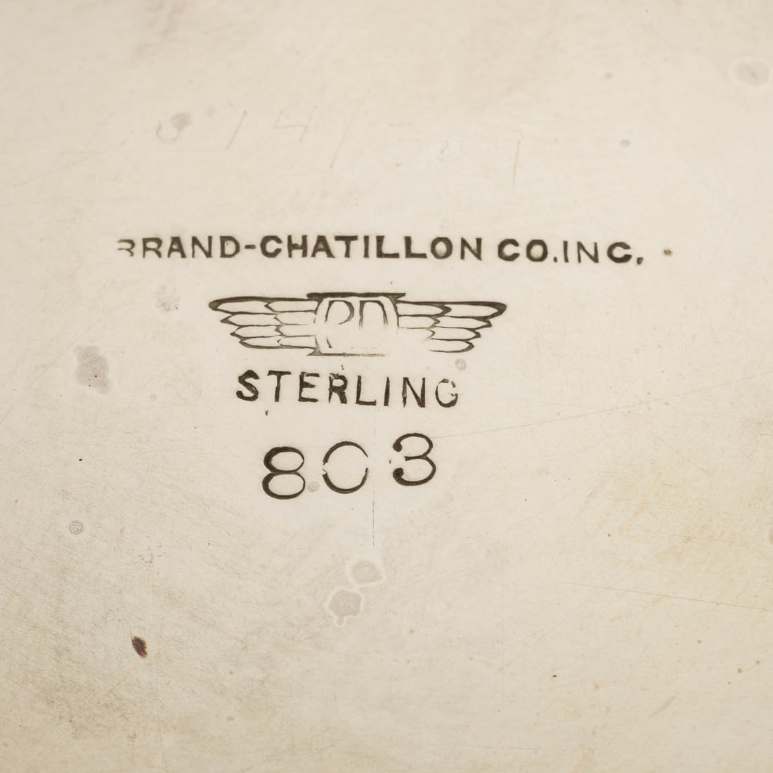 2 Sterling Silver Footed Plates - 8