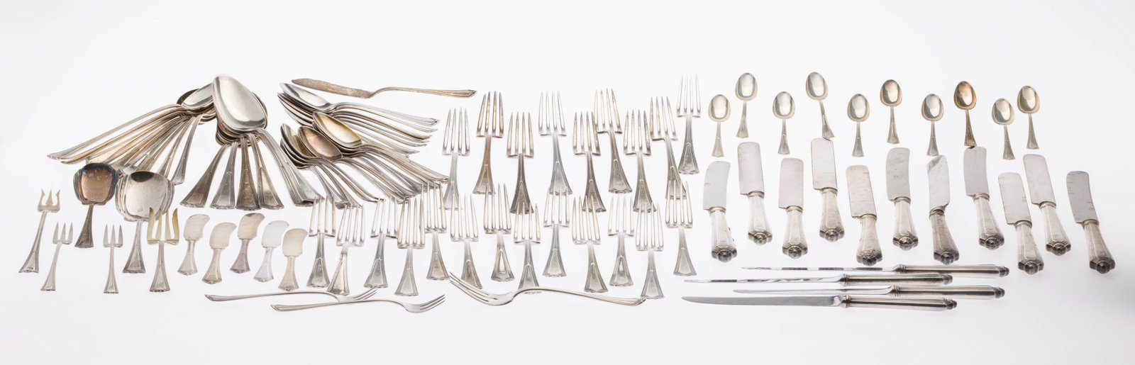 Gorham Fairfax Sterling Silver Flatware, 123 pcs. (1 of 15)
