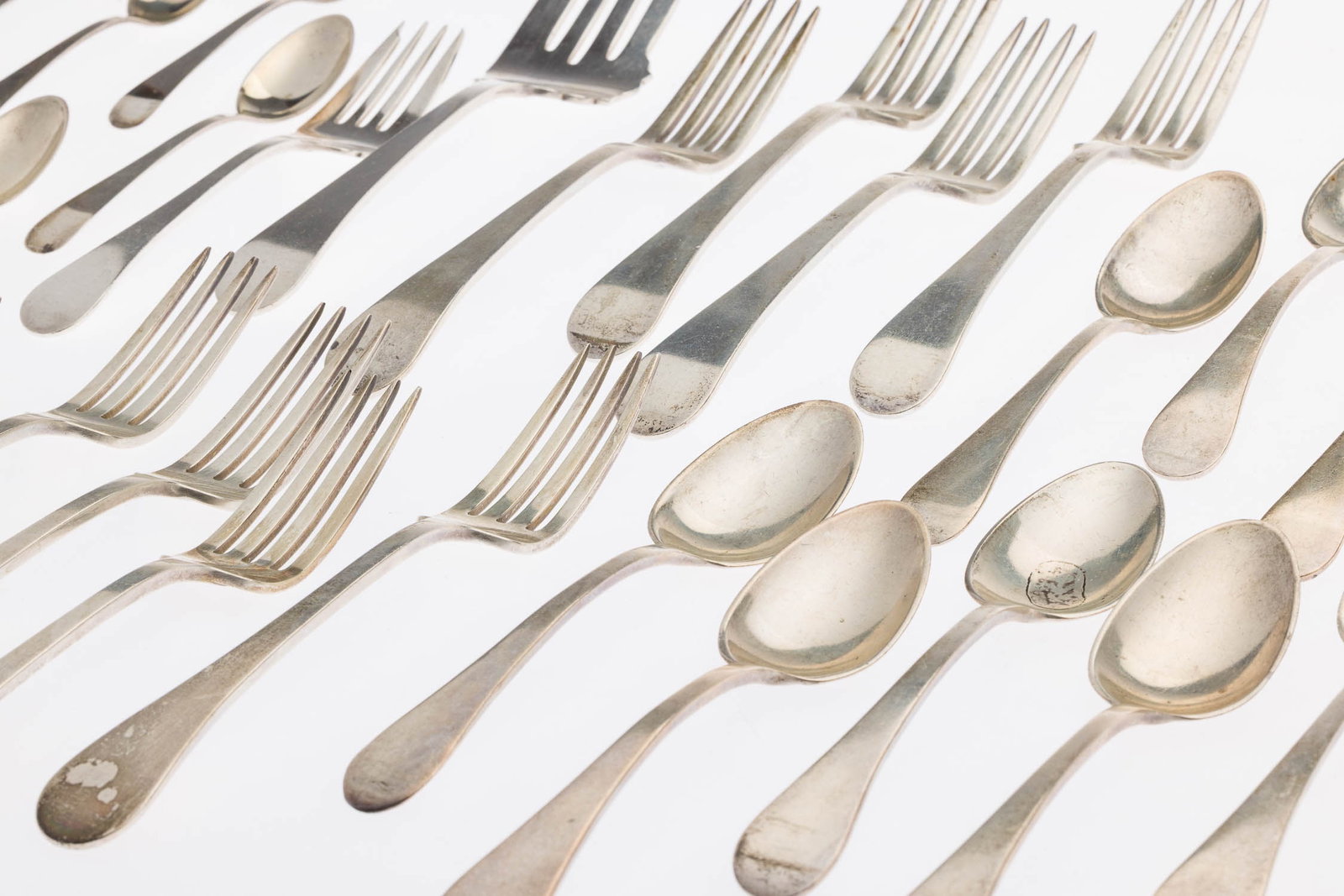 Tuttle Silversmiths Sterling Flatware Set, 43 pcs - 6