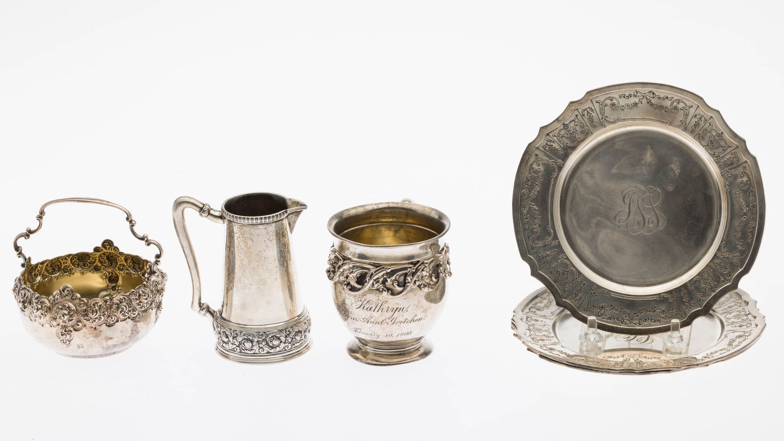 6 Sterling Silver Table Articles Including Tiffany (1 of 11)
