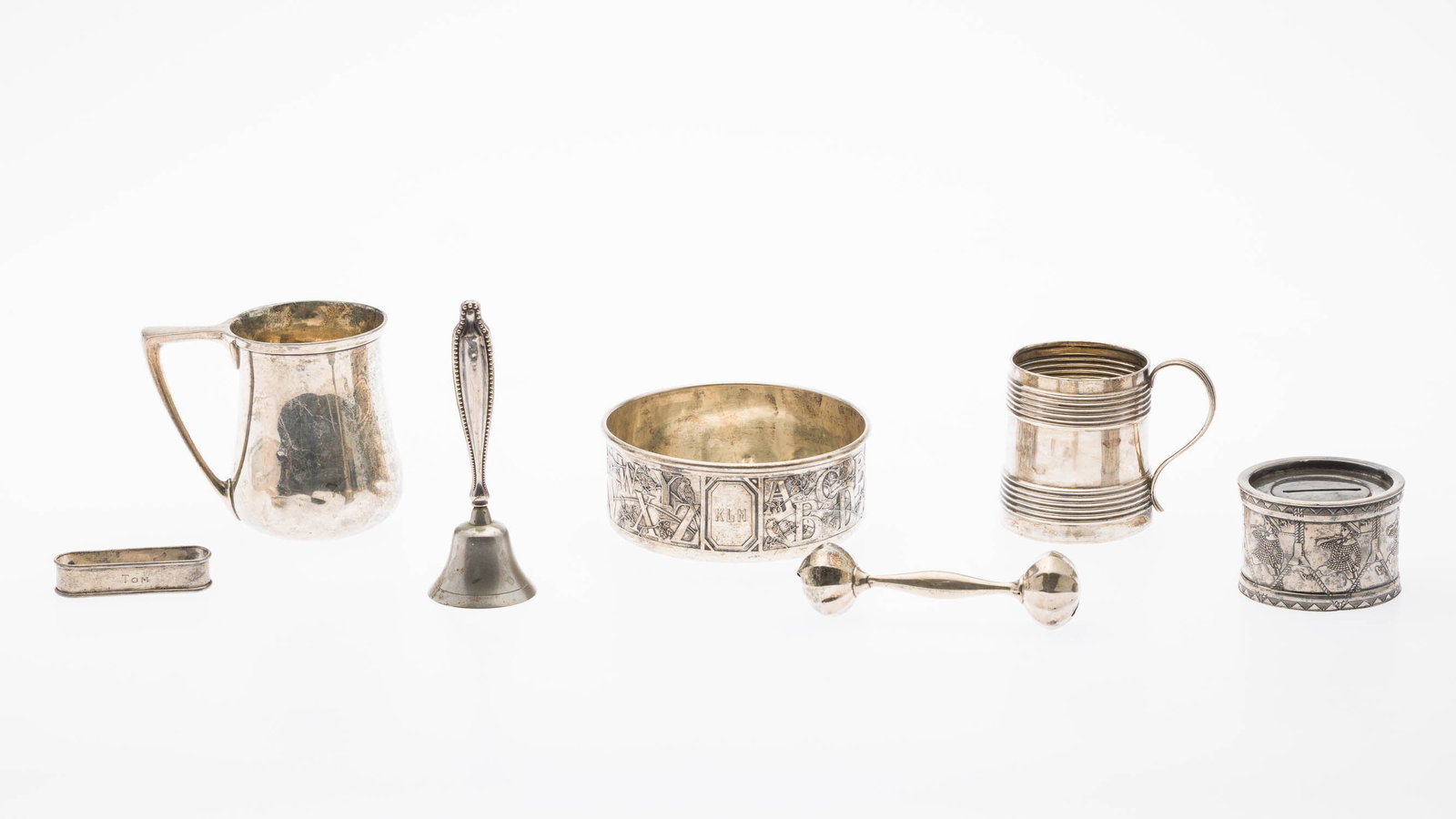 Group of 7 Sterling Silver Children's Articles (1 of 11)