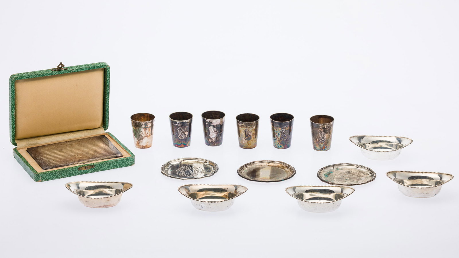 Sterling Cigarette Case and Other Silver Articles (1 of 14)