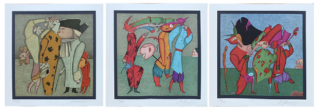 Mihail Chemiakin (b. 1943) Russian (three) (1 of 5)