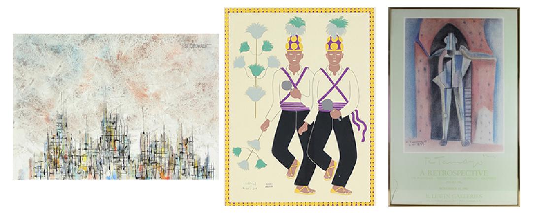 Leonardo Nierman (b. 1932) Mexico & Carlos Merida (1 of 4)