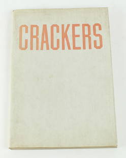 Ed Ruscha (b. 1937) Californian: CRACKERS, Ruscha, 1969, Heavy Industries Publications, soft bound picture book with photography by Ken Price, Joe Goode and Edward Ruscha, cast of characters Larry Bell, Leon Bing, Rudi Gernreich,