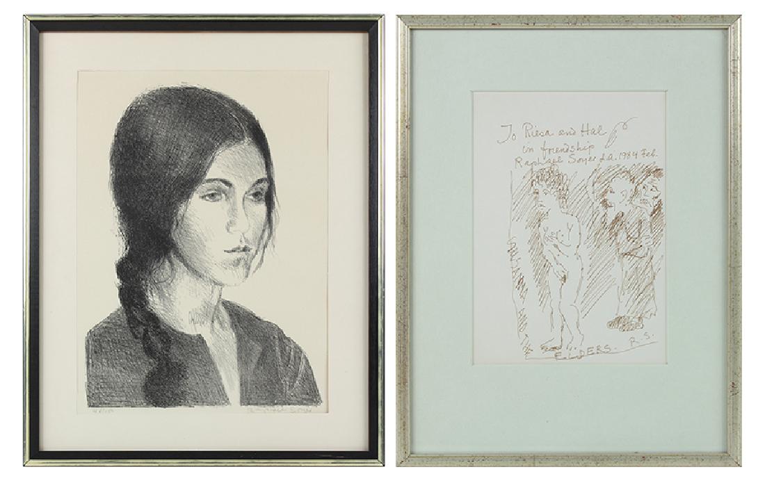 Raphael Soyer (1899-1997) American (two) (1 of 5)