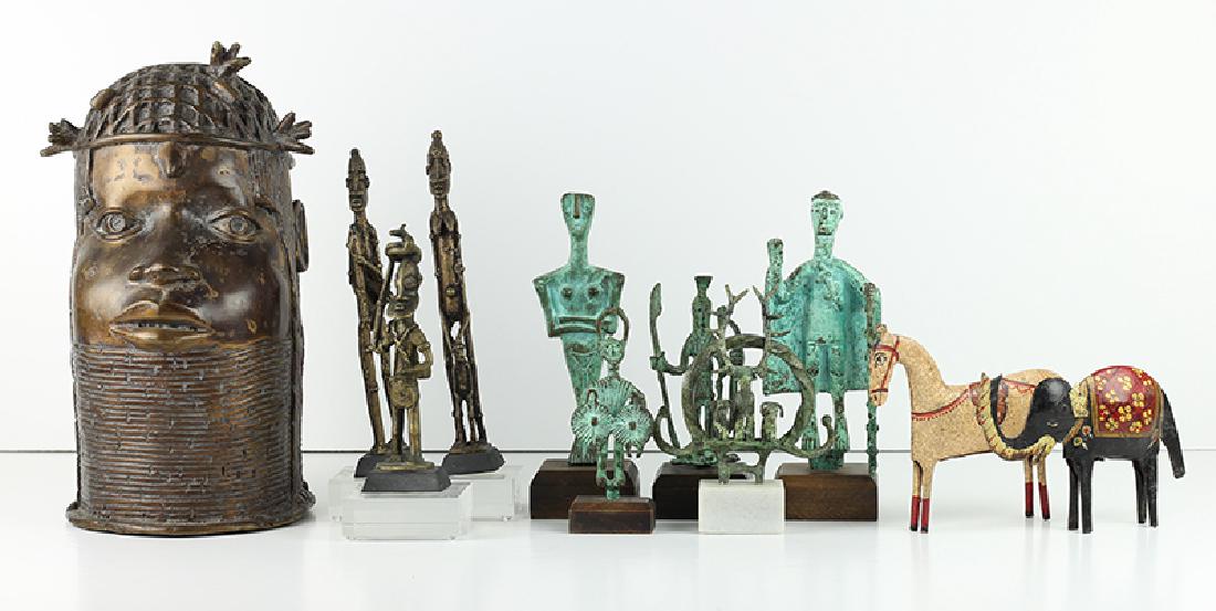 African & Metal Figures (eleven) (1 of 1)