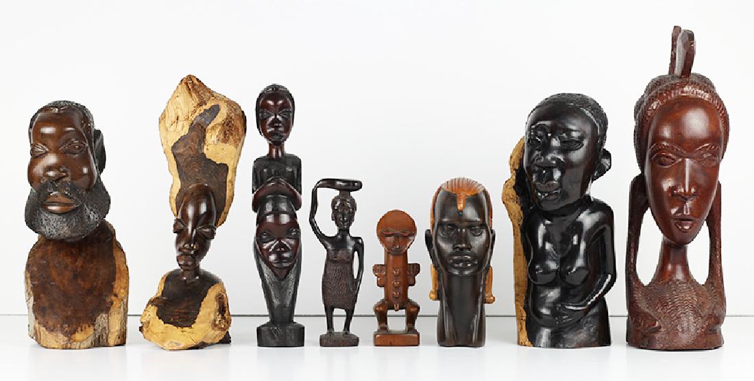 African Wood Carvings (eight) (1 of 1)