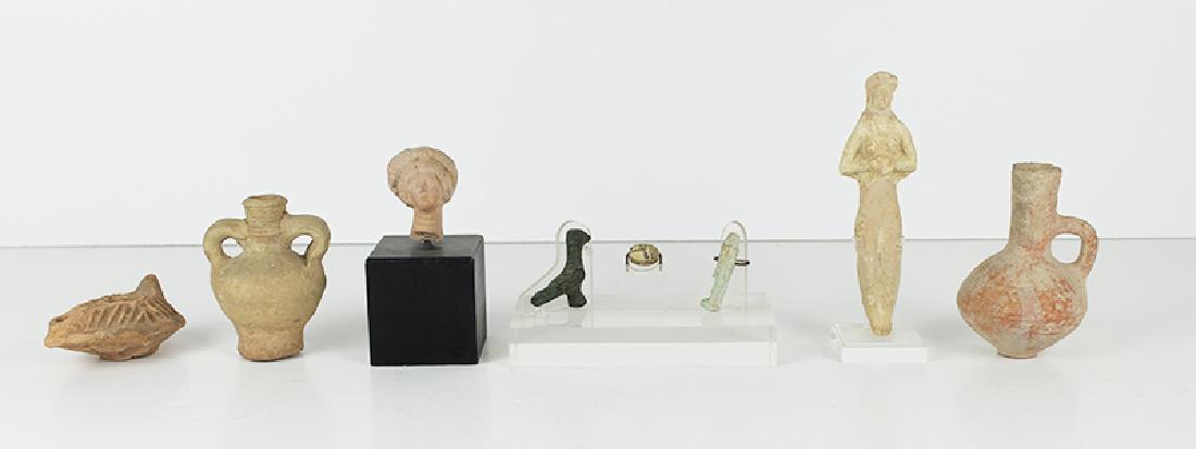 Greco Roman Pottery & Egyptian Antiquities (eight) (1 of 1)