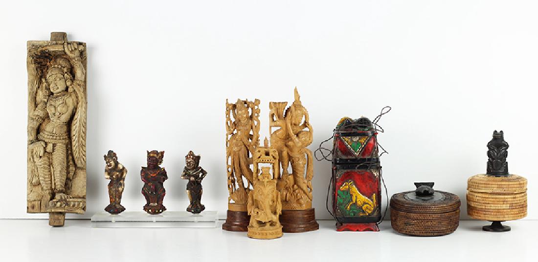 Indian Ratha, Tanjore (18th Century) & Others (eight) (1 of 1)