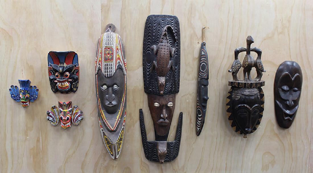 New Guinea & Other Masks (eight) (1 of 1)