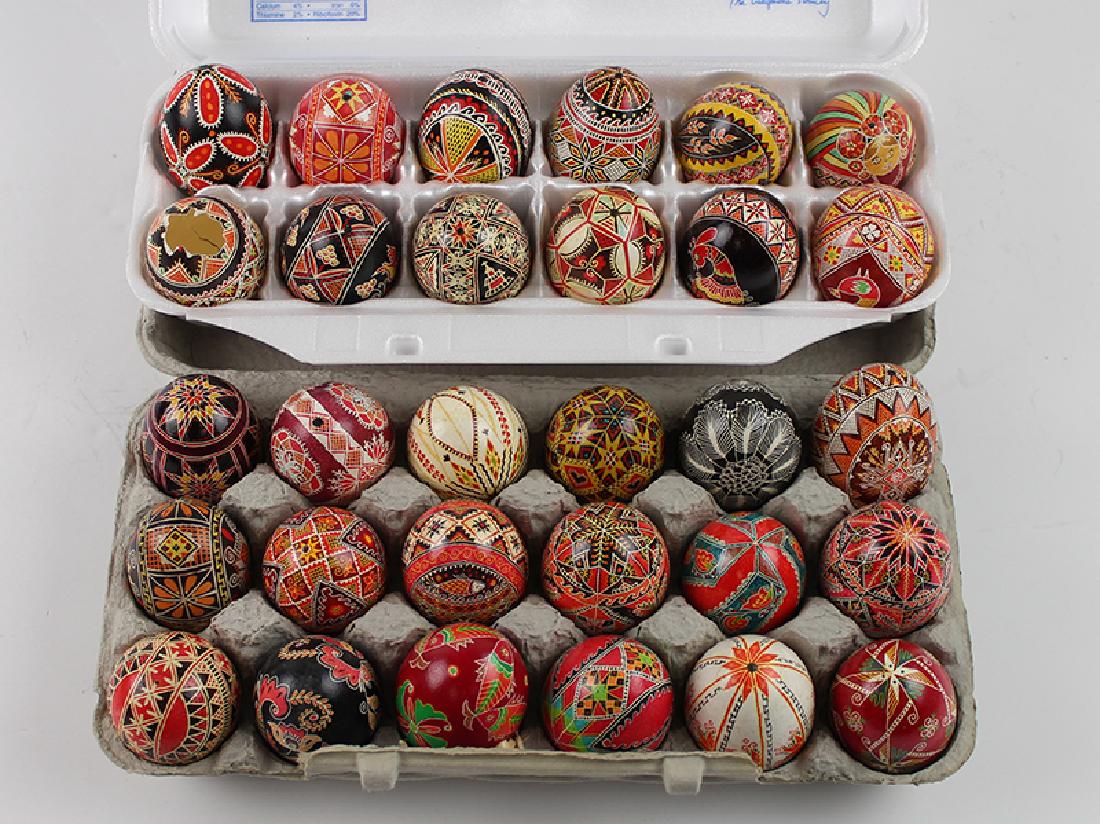 Hand painted Russian Eggs (thirty) (1 of 2)