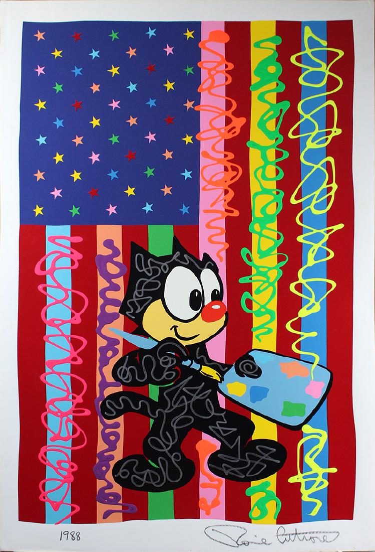 Ronnie Cutrone Felix The Cat Print