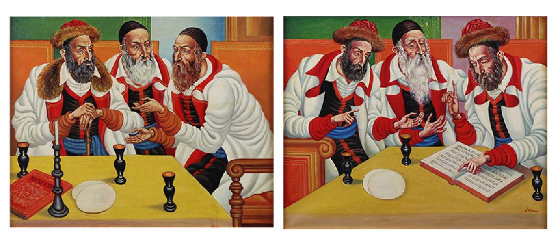 Jewish Artist Unidentified  (two) (1 of 6)