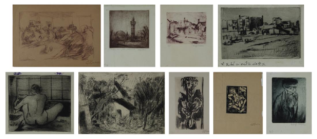 Wolf Kibel (1902-1938) Polish/ South African (nine) (1 of 10)