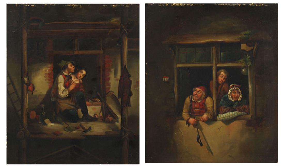 European Artist Unidentified (19th Century) (two) (1 of 6)