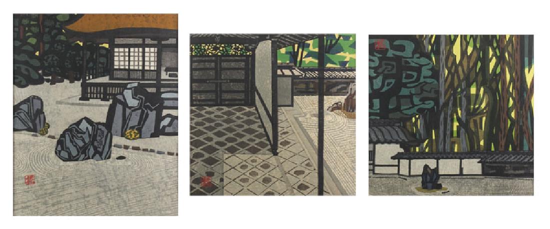 Okiie Hashimoto (1899-1993) Japanese (three) (1 of 8)