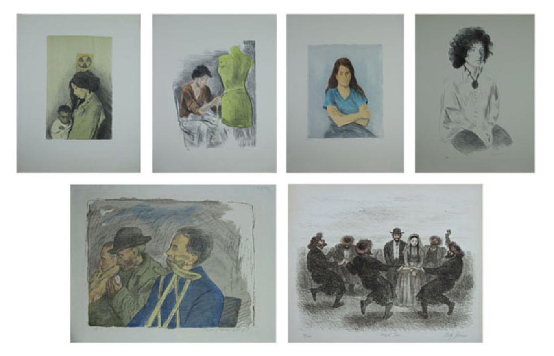 Raphael Soyer (1899-1997) American (6) & Tully Filmus (1 of 7)