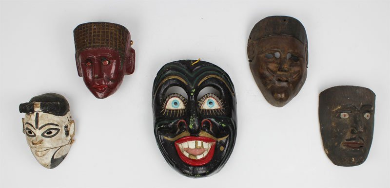 Ethnic Masks (five) (1 of 1)