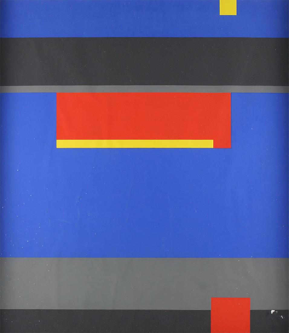 John Massey (b. 1931) for Herman Miller: HERMAN MILLER 1971 ANNUAL REPORT, color screenprint, 23 ¾ x 27”, framed with glass.