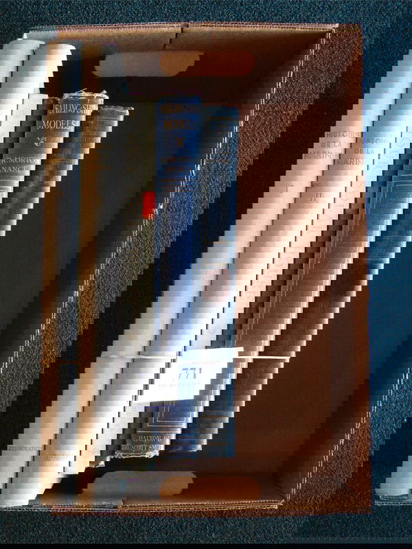 Architectural Books (six) (box): A collection of six mid-20th Century hardbound books including Your Solar House; Three McIntire Rooms; The Architectural Heritage of the Merrimack; Sailing Ship Models; Histoire De La Marine Volumes 1