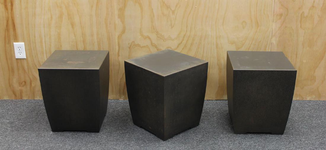 Furniture: Metal End Tables (three) (1 of 1)
