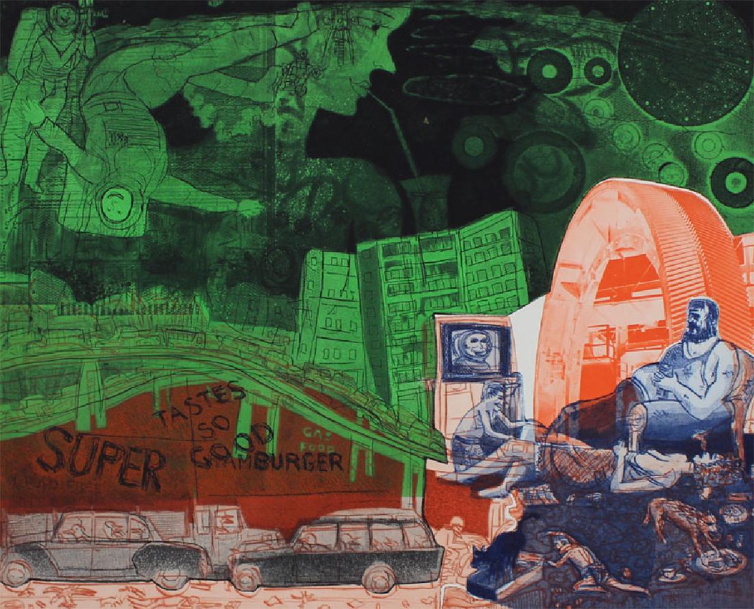 Warrington Colescott (b. 1921) American (1 of 1)