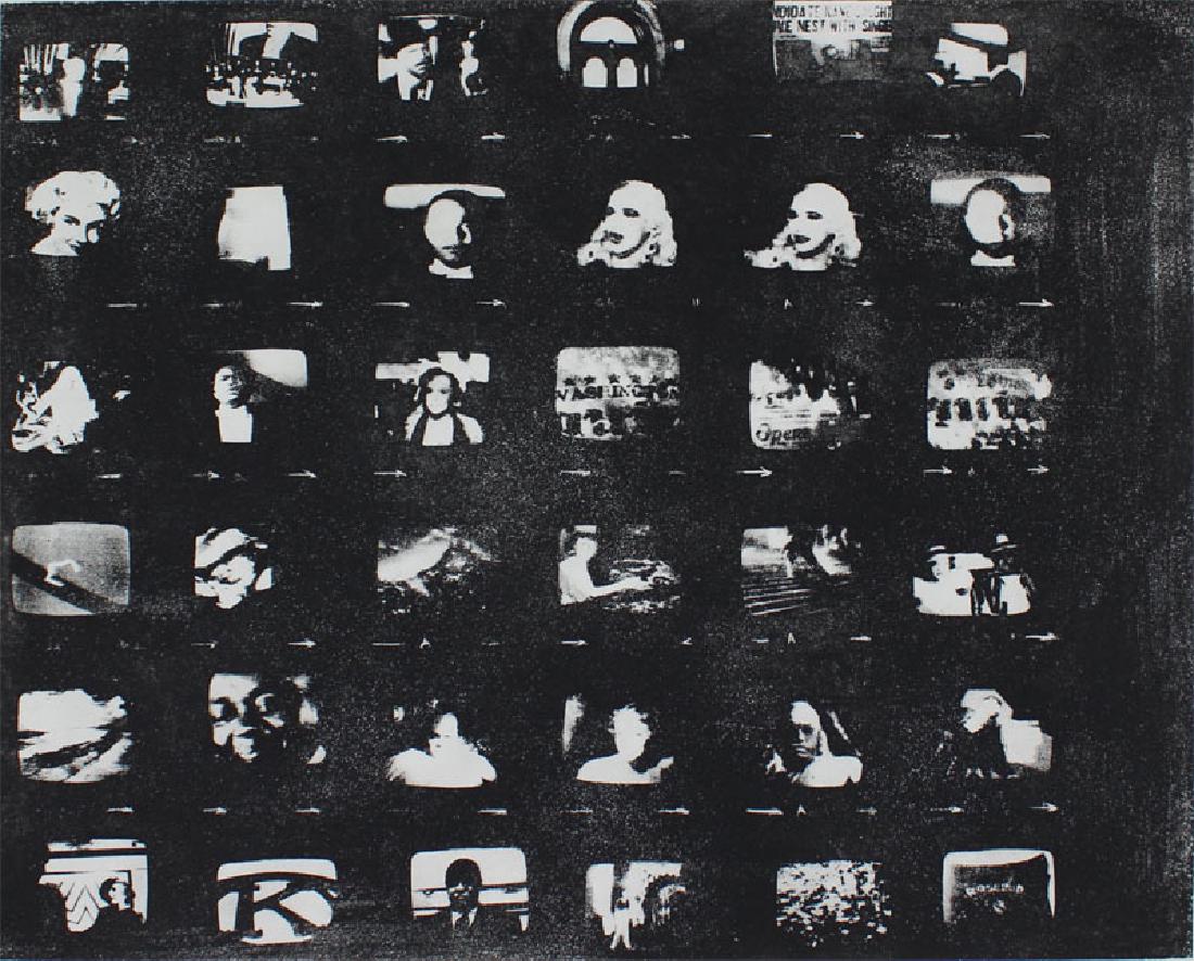 Angela Bing Jansen (b. 1929) New York: CITIZEN KANE, 1972, aquatint, signed and dated and titled in pencil, numbered 3/25, plate 17 1/2 x 23 3/4", sheet 22 1/4 x 30 1/4".