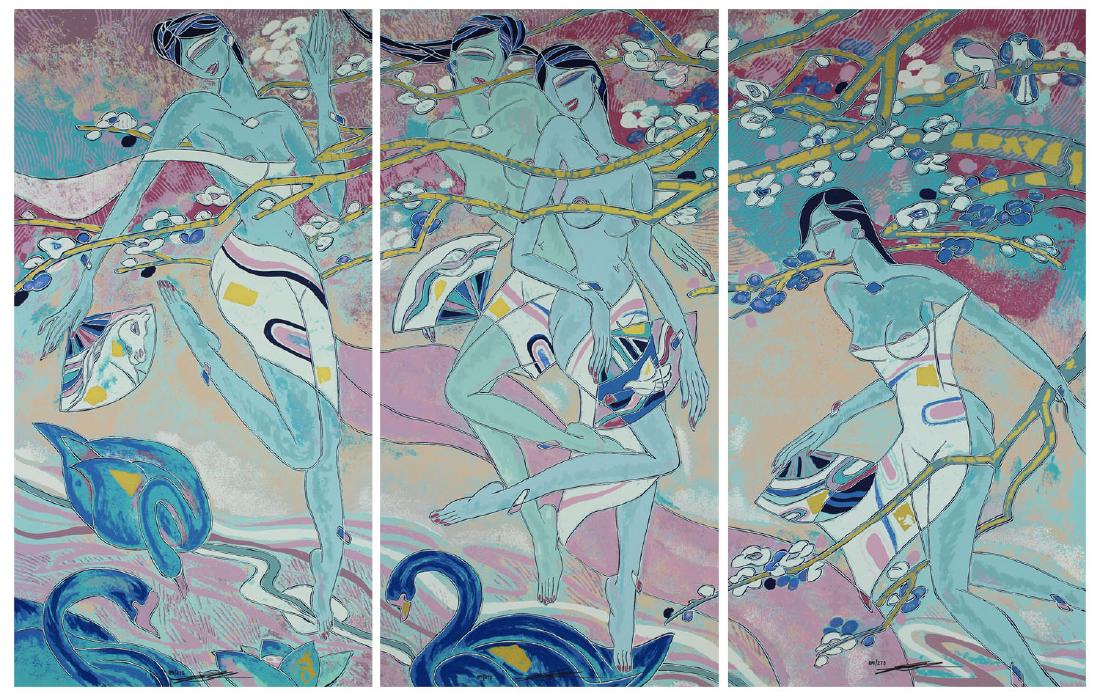 Yamin Young (b. 1959) Chinese (1 of 4)