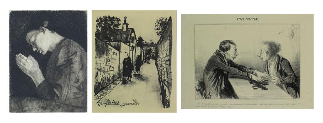 Kathe Kollwitz, Honore Daumier & Maurice Utrillo (1 of 4)