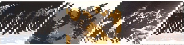 Rafael Canogar (b. 1935) Spanish (three): UNTITLED, 1968-1969, three color lithographs, each signed in pencil, from the numbered editions 20 & 45, two sheets 20 x 28" one image 15 ¼ x 22 ¾", two with minor handling creases visible on verso,