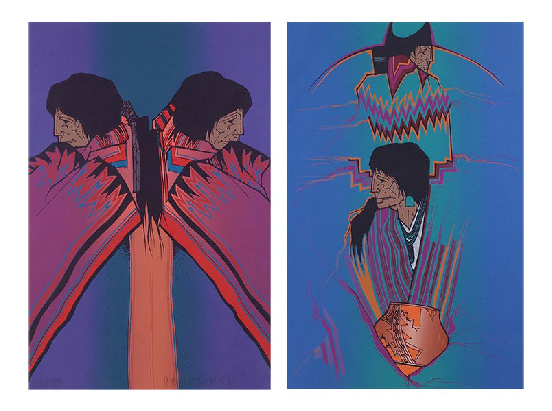 Amado Pena (b. 1943) Native American (two) (1 of 6)