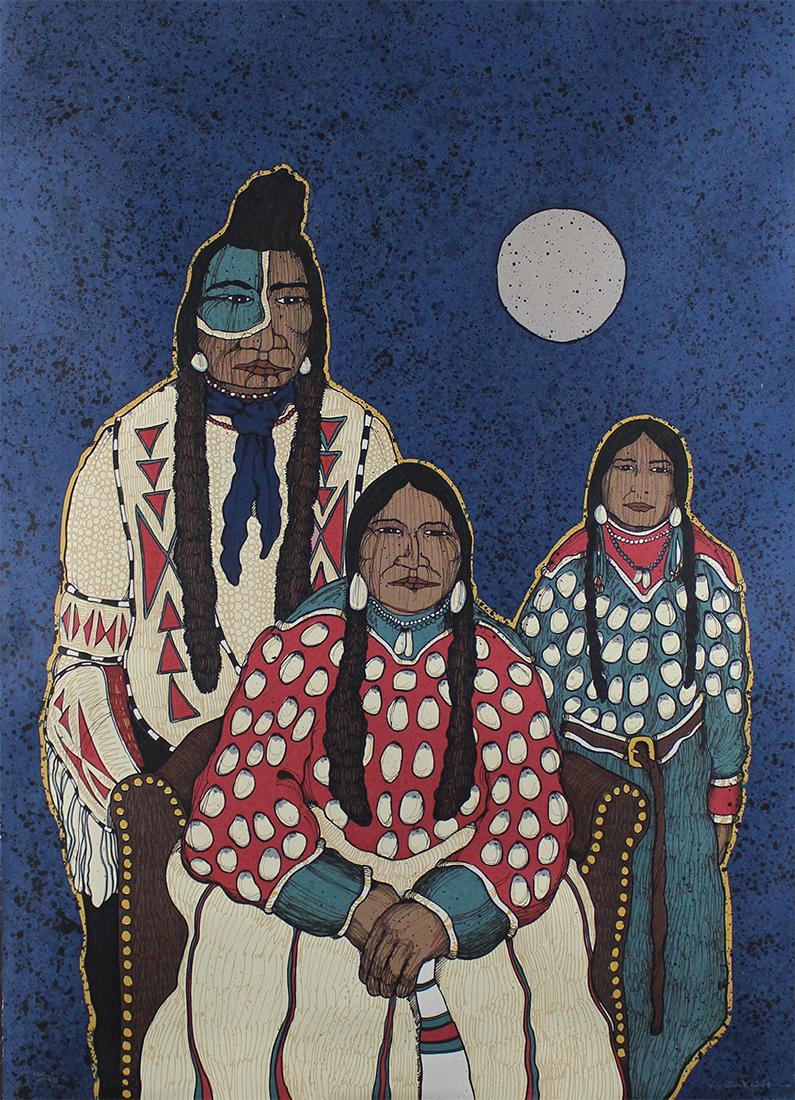 Kevin Red Star (b. 1943) Native American (1 of 2)