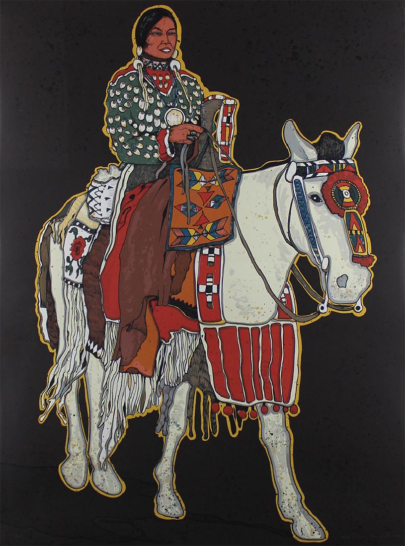 Kevin Red Star (b. 1943) Native American (1 of 2)