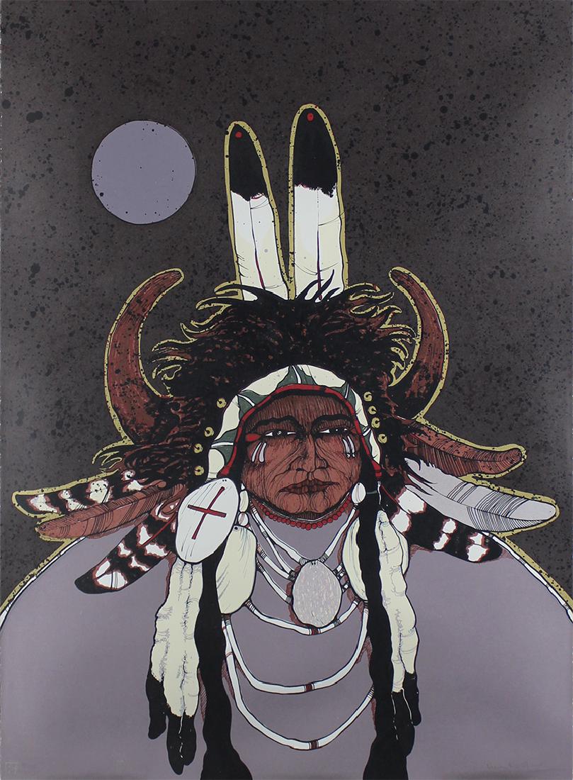 Kevin Red Star (b. 1943) Native American (1 of 2)