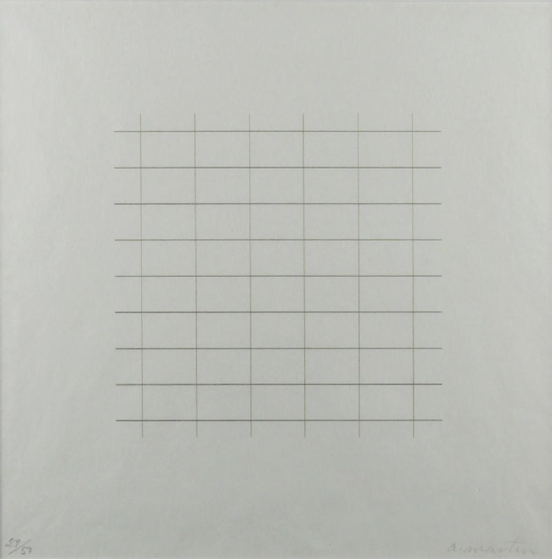 Agnes Martin (1912-2004) New York (1 of 2)
