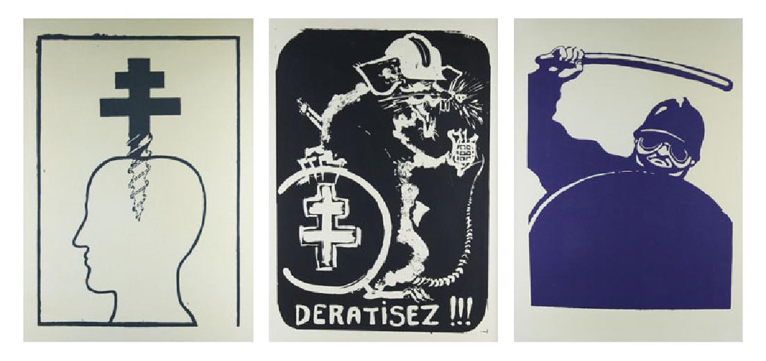 Parisian Street Art Posters (1960’s) (three) (1 of 8)