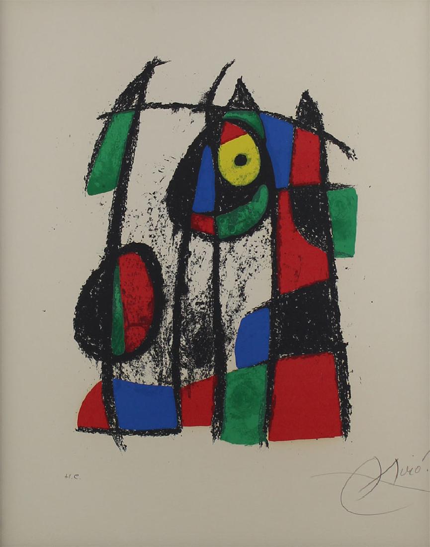Attributed to Joan Miro (1893-1983) Spanish (1 of 2)